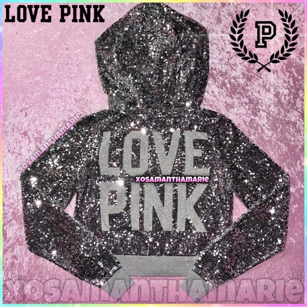 VS PINK Fashion Show Bling Hoodie ✨